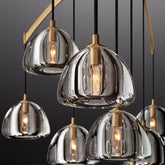 Dimple Round Chandelier 48 - YhLamps